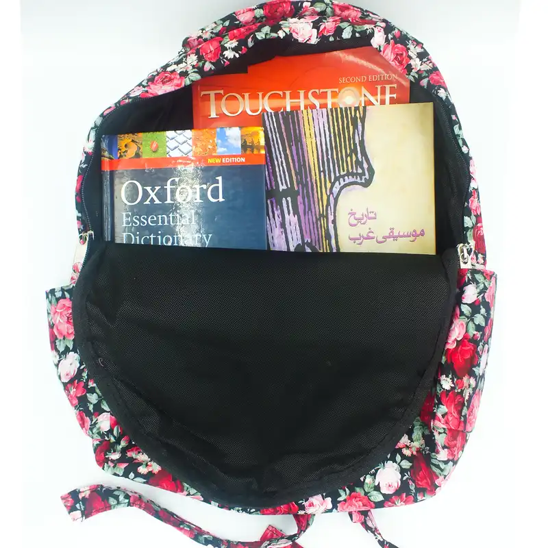 کوله پشتی مدل گل ریز کد bkp 94806
