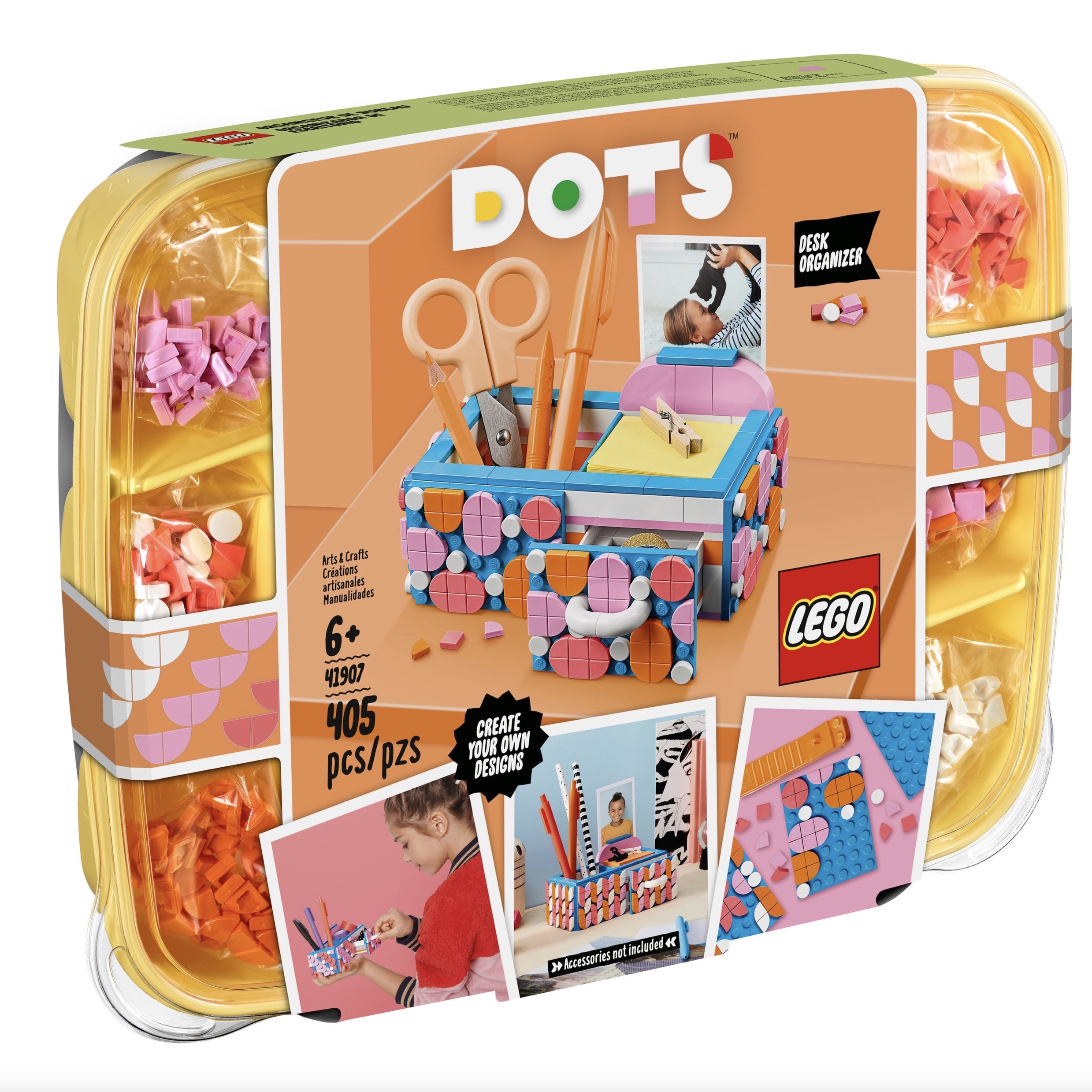 لگو سری DOTS مدل جعبه‌ی وسایل میز کد 41907