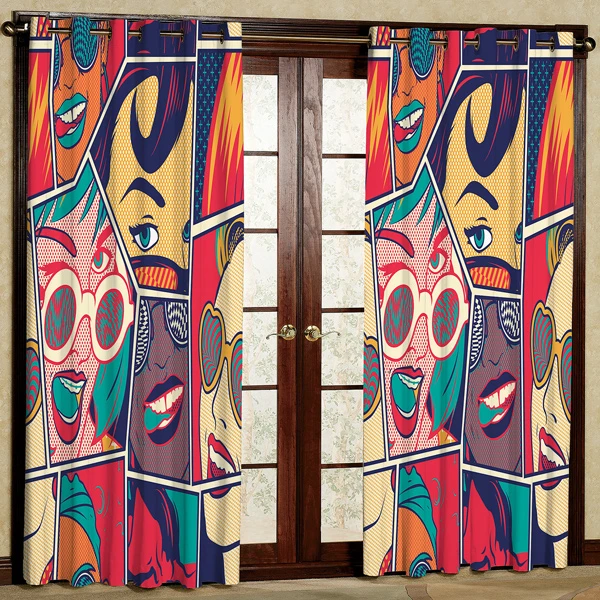 پرده مدل مخمل پانچی کد 7110 سایز 280x140 سانتی متر