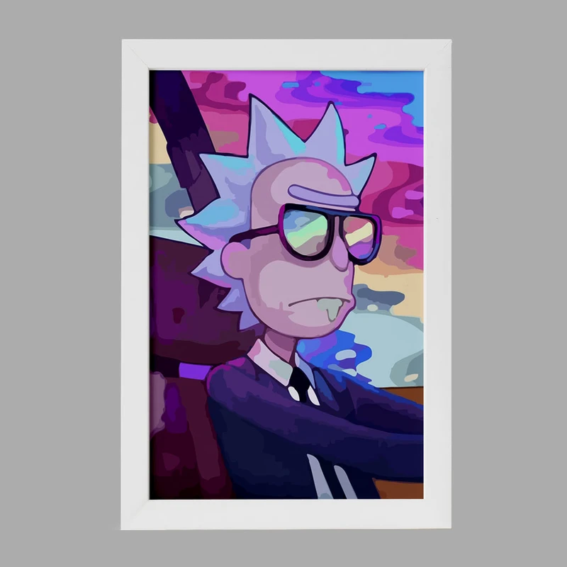 تابلو خندالو مدل انیمیشن ریک و مورتی Rick and Mort کد 26389