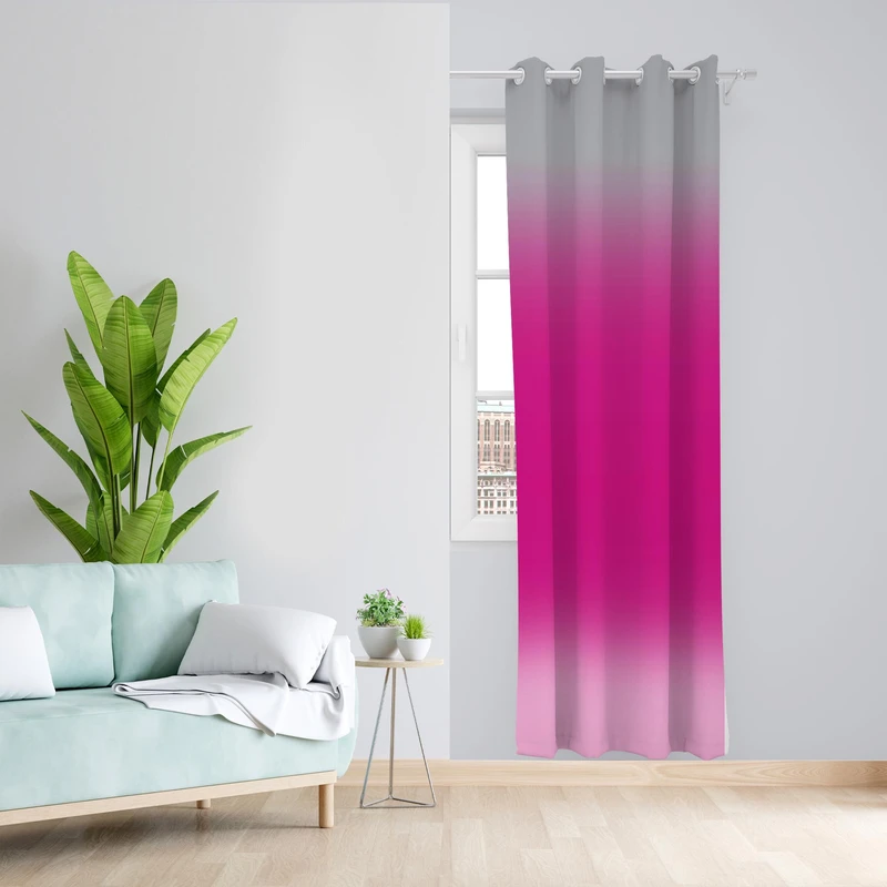 پرده طرح سایه روشن مدل مخمل پانچی کد 2_1047 W سایز 140x200 سانتی متر