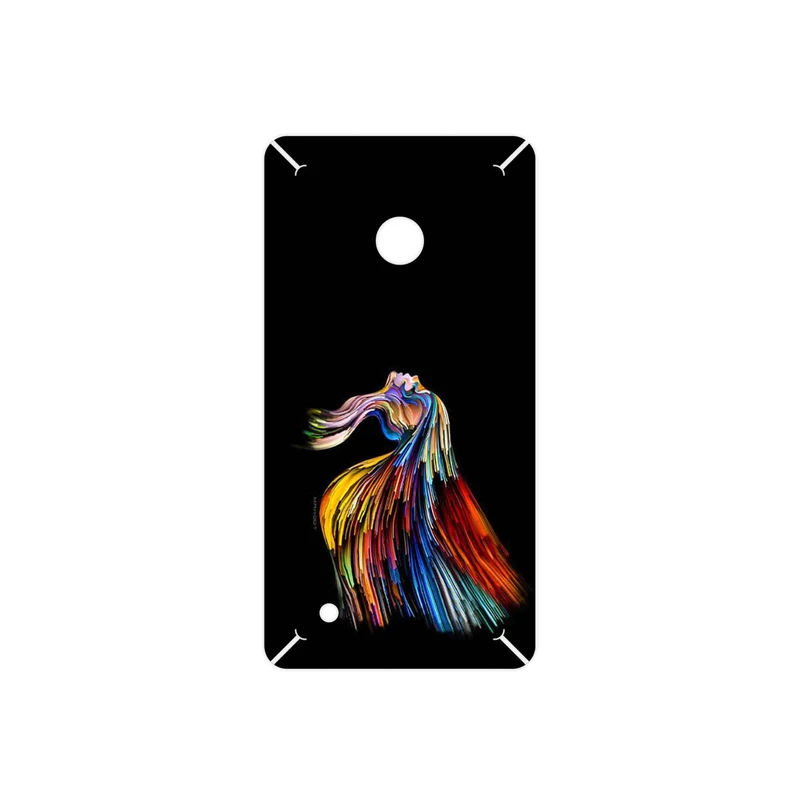 برچسب پوششی ماهوت مدل Rainbow Hair Digital Art مناسب برای گوشی موبایل نوکیا Lumia 530