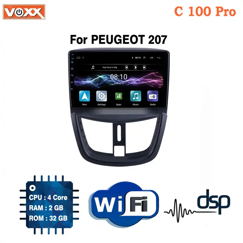 پخش کننده خودرو ووکس مدل 207C100Pro
