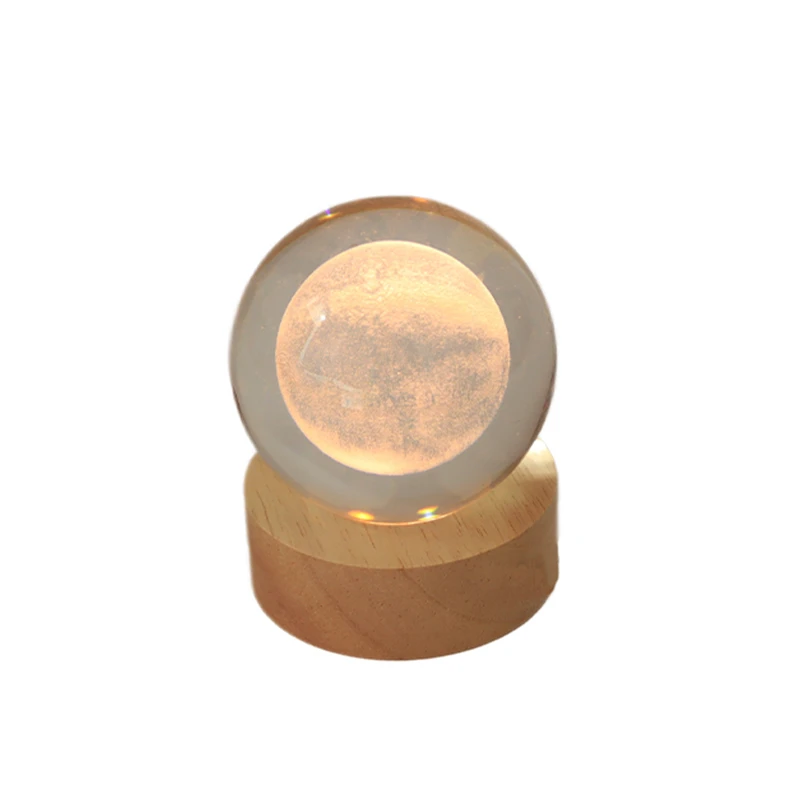 چراغ رومیزی مدل گوی طرح ماه