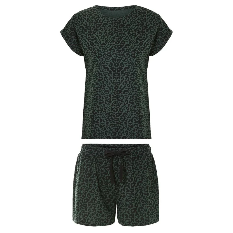 ست تی‌شرت آستین کوتاه و شلوارک راحتی زنانه اسمارا مدل 22200869