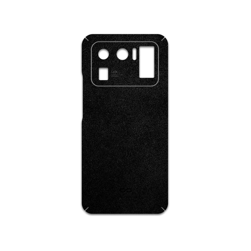 برچسب پوششی ماهوت مدل Black-Chamois-Leather مناسب برای گوشی موبایل شیائومی Mi 11 Ultra