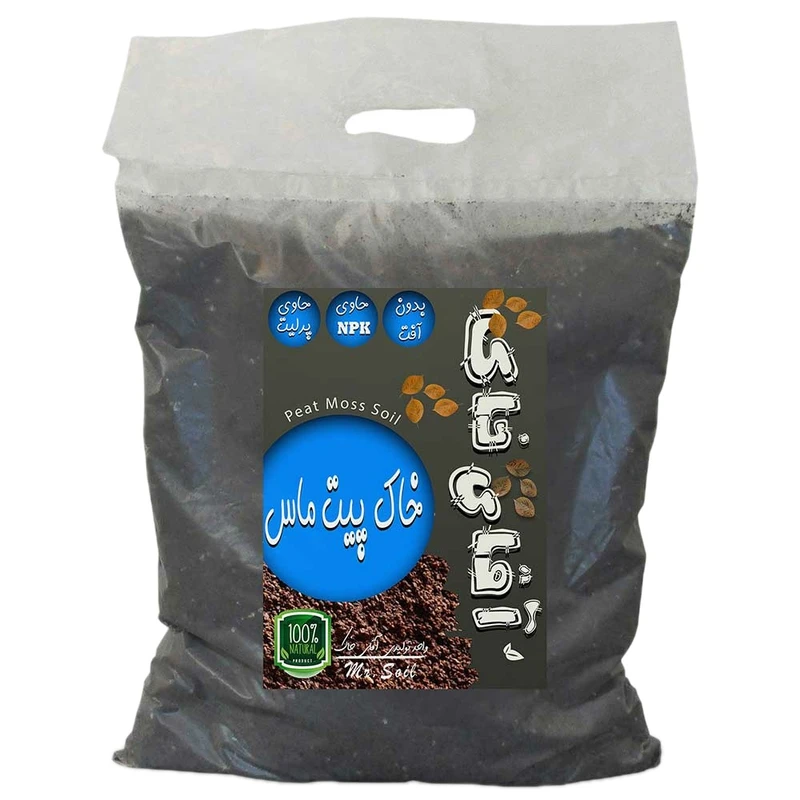 خاک پیت ماس آقای خاک مدل 10Litr وزن 5 کیلوگرم
