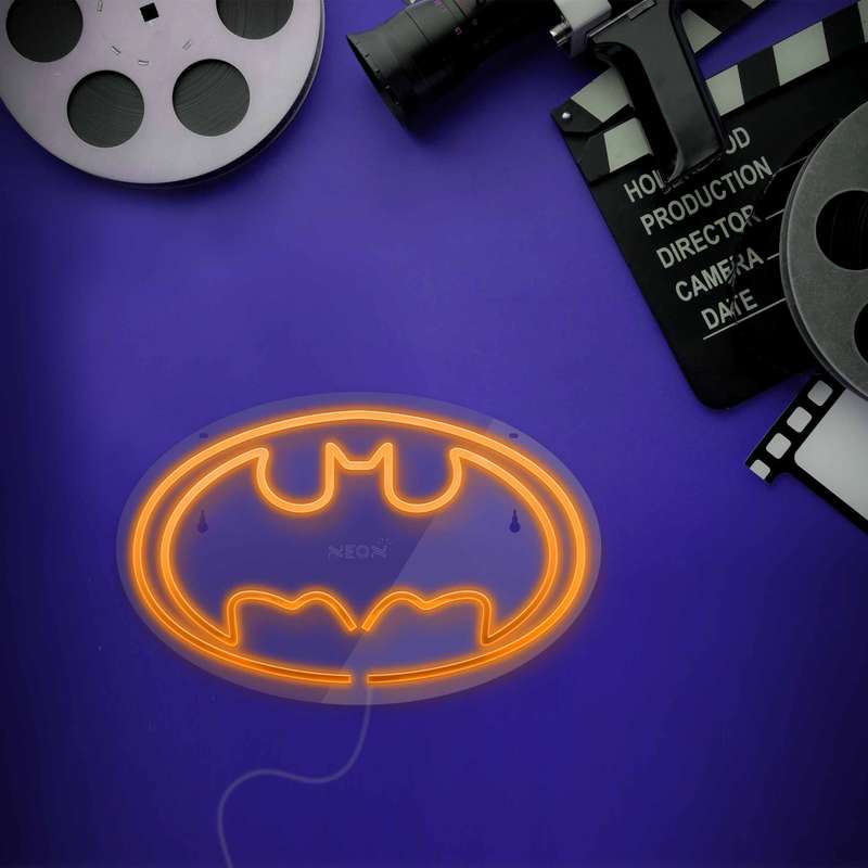 چراغ دیواری نئون دیزاین طرح Batman_ORG