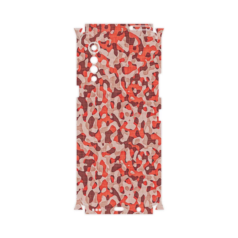 برچسب پوششی ماهوت مدل Red Infantry Army-FullSkin مناسب برای گوشی موبایل ال جی Velvet 5G