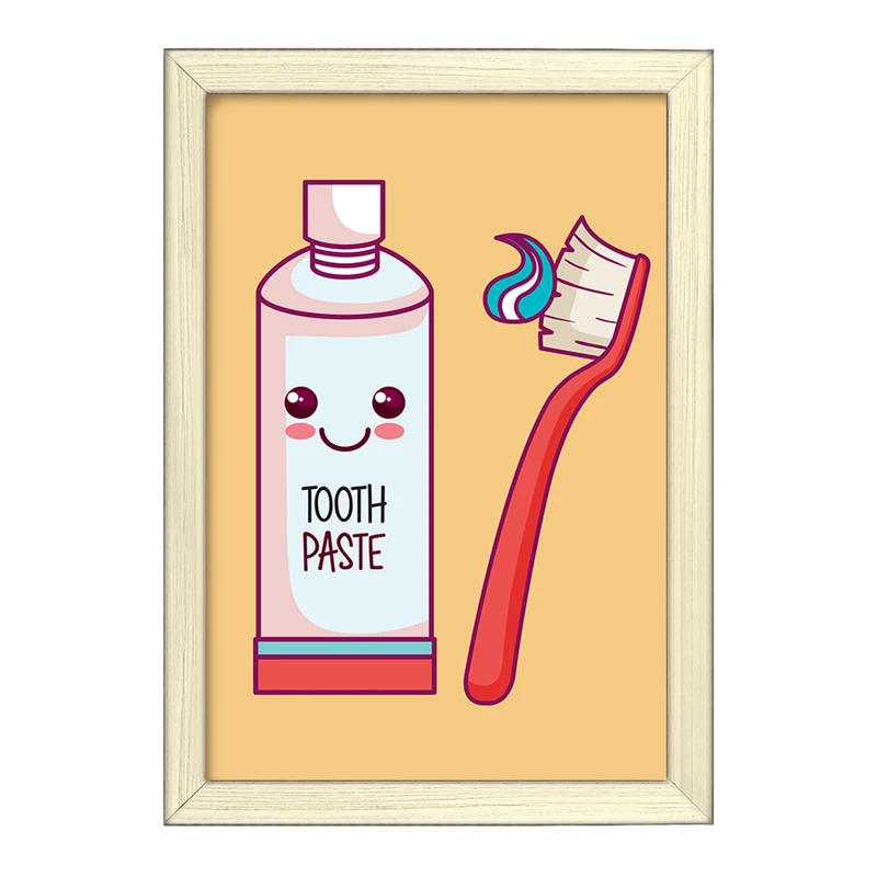 تابلو خندالو طرح دندان و دندانپزشکی کودکانه کد 27772