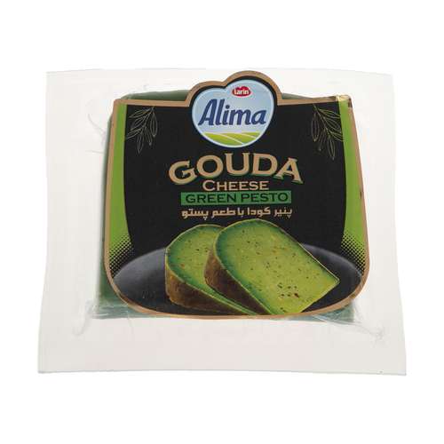 پنیر گودا با طعم پستو سبز آلیما - 200 گرم