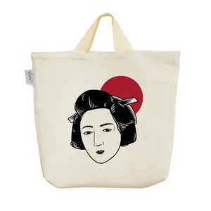 ساک خرید خندالو مدل زن ژاپنی کد 5239