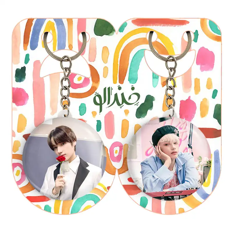 جاکلیدی خندالو مدل هیونینگ کای گروه تی اکس تی TXT کد 2000319998 مجموعه 2 عددی