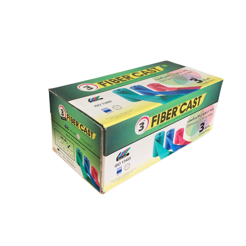 باند گچی فایبر کست مدل ارتوپدی 3 بسته 10 عددی