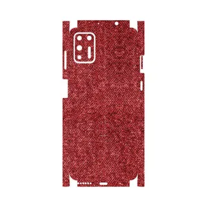 MAHOOT Fabric Texture 4-FullSkin Cover Sticker for Motorola Moto G9 Plus
