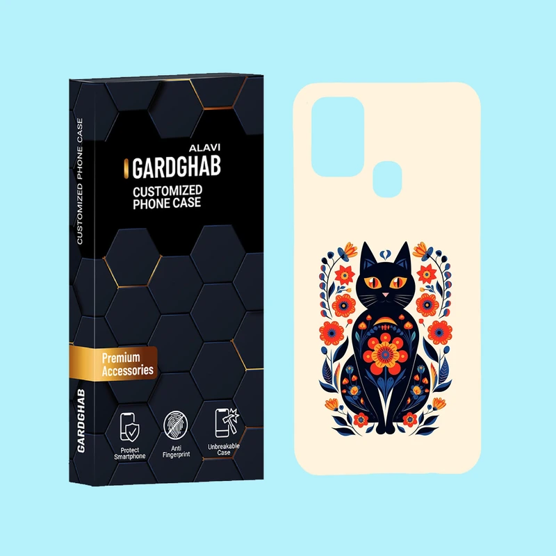 کاور گارد قاب علوی مدل حیوانات مناسب برای گوشی موبایل سامسونگ Galaxy M31