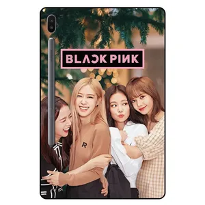 کاور مگافون طرح بلک پینک مدل 8253 مناسب برای تبلت سامسونگ Galaxy Tab S6 10.5 2019 / T860 / T865 
