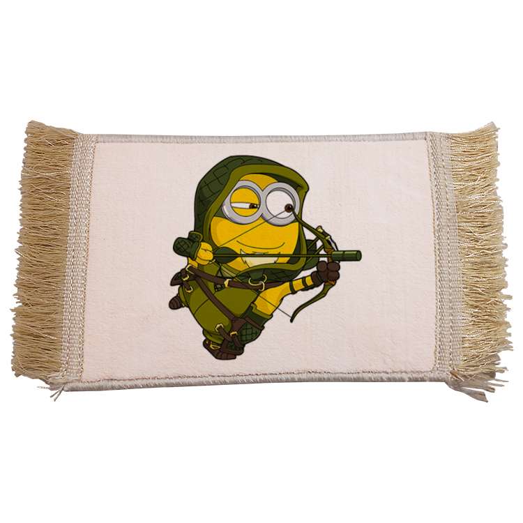 فرش ماشینی دیوارکوب مدل مینیون کد 75