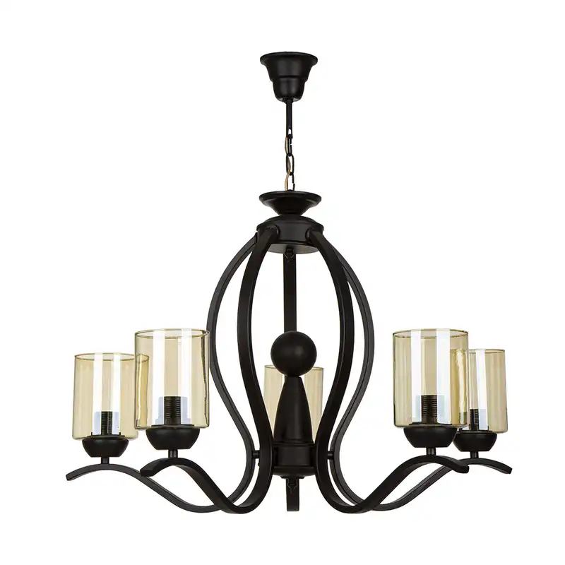 لوستر پنج شعله چشمه نور کد H2610/5BK