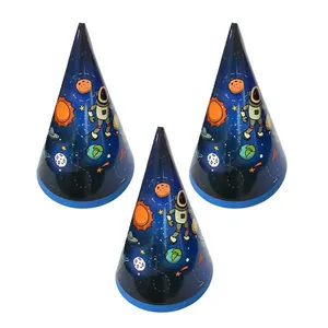 کلاه تولد مدل فضانورد کد H1 مجموعه 3 عددی