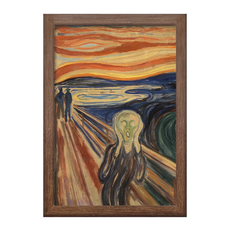 تابلو خندالو طرح جیغ اثر ادوارد مونک  کد 23346