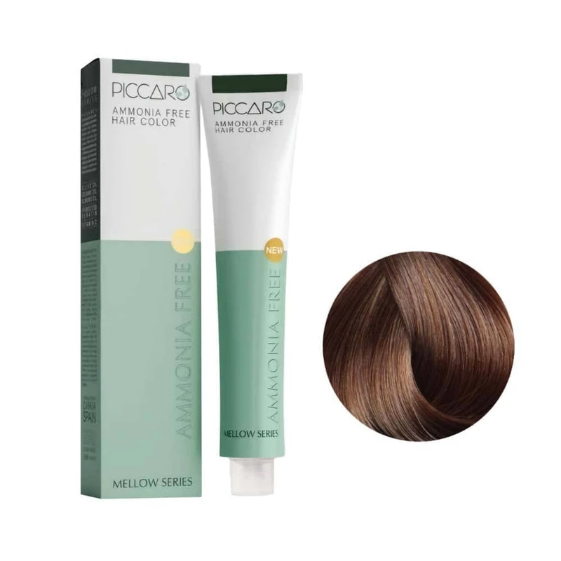 رنگ مو پیکارو شماره 7.38 حجم 100 میلی لیتر رنگ بلوند نسکافه ای روشن