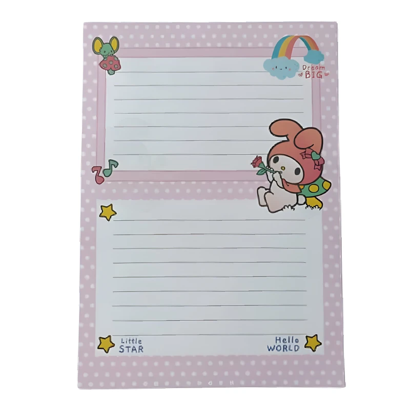 کاغذ A4 مدل خط دار طرح ملودی بسته 20 عددی