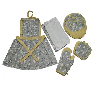 سرویس آشپزخانه ۹ پارچه مدل شکوفه