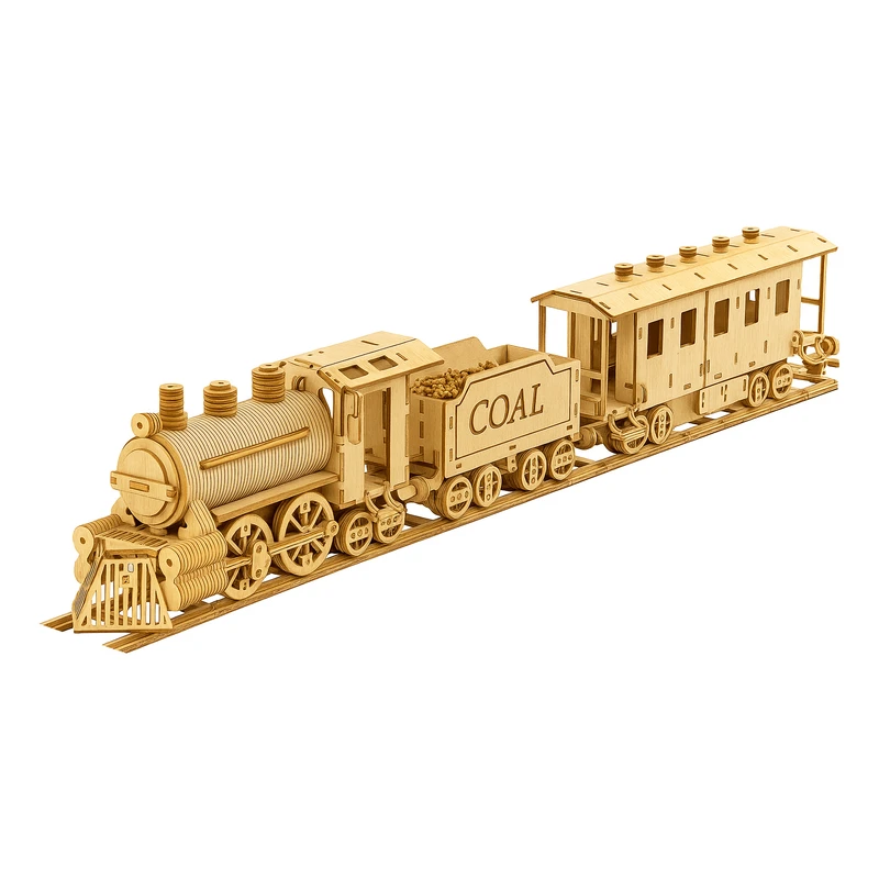 ساختنی 400 تکه مدل ماکت چوبی لوکوموتیو کد M167