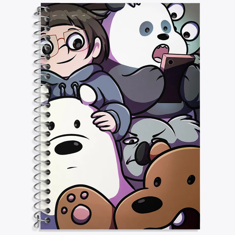 دفتر نت موسیقی 50 برگ خندالو طرح سه خرس کله پوک کد N4247