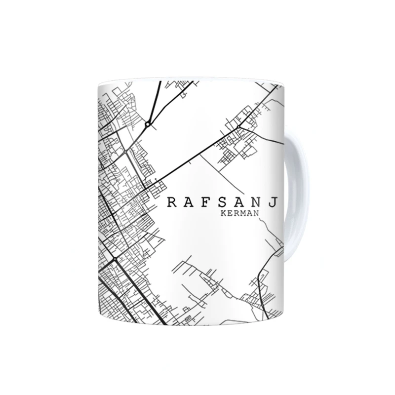 ماگ ترمه طراحان ایده مدل نقشه شهر رفسنجان کد map0519