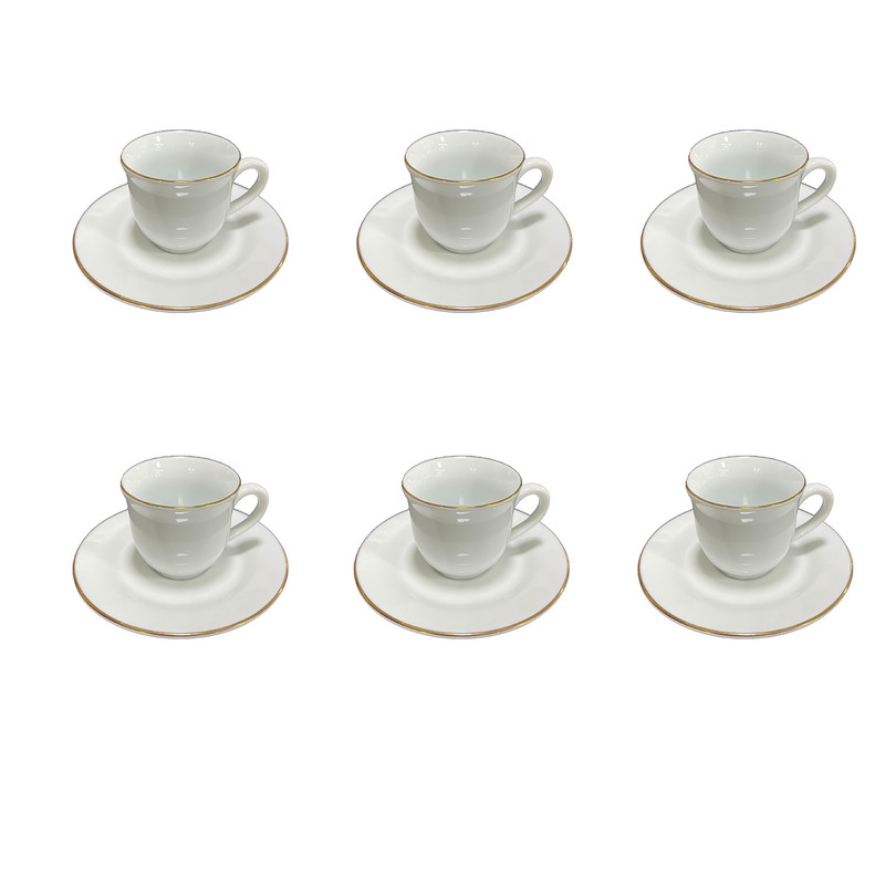 سرویس قهوه خوری 12 پارچه شرکت صنایع چینی تقدیس مدل بست