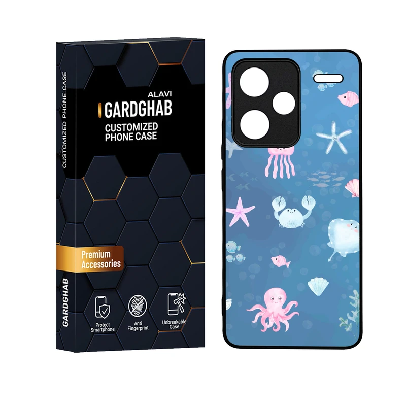 کاور گارد قاب علوی مدل دور ژله ای مناسب برای گوشی موبایل شیائومی Redmi Note 13 Pro Plus 5G