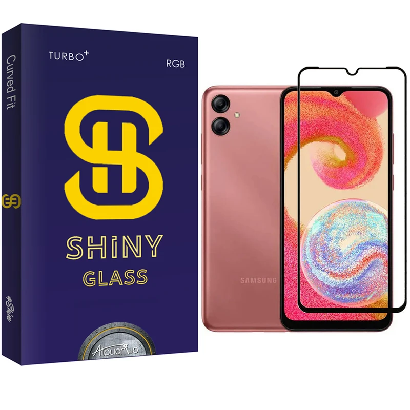 محافظ صفحه نمایش آتوچبو مدل Shiny Glass مناسب برای گوشی موبایل سامسونگ Galaxy M04