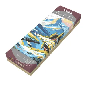 بسته رنگ آمیزی سالوت مدل آکرولیک کد 031102 مجموعه 18 عددی