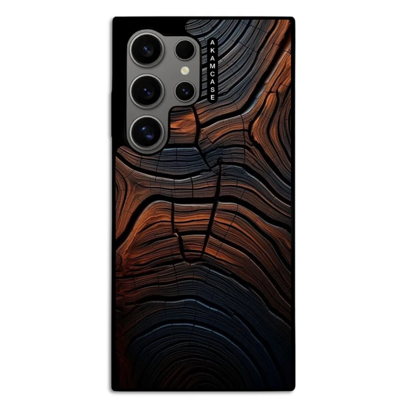 کاور آکام مدل AMC-WSGS24U-WOOD-17 مناسب برای گوشی موبایل سامسونگ Galaxy S24 Ultra