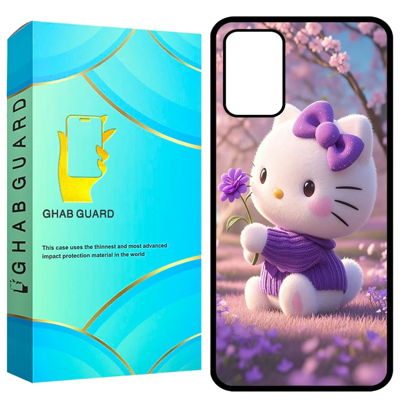 کاور قاب گارد طرح کیتی مدل GCHPA324 مناسب برای گوشی موبایل سامسونگ Galaxy A32 4G