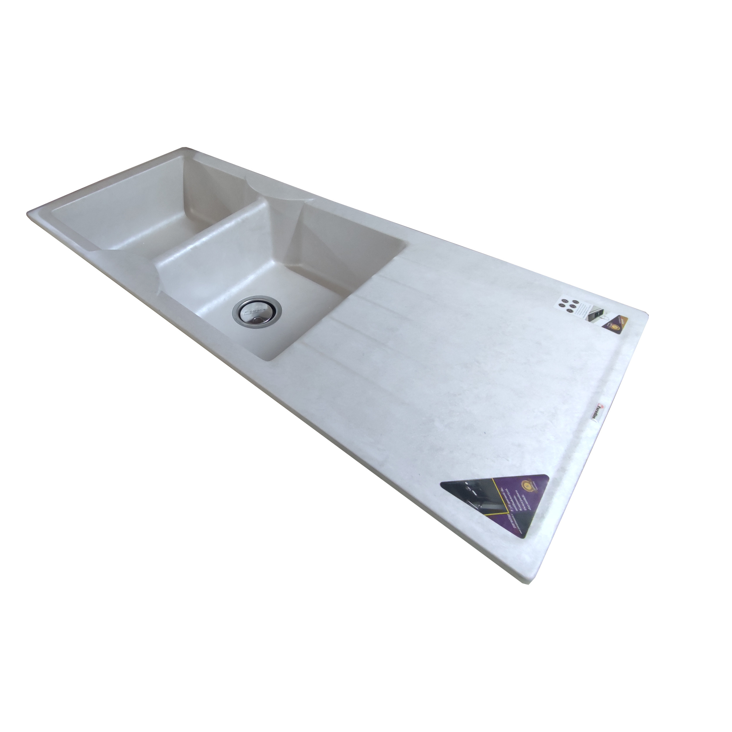 سینک ظرفشویی گرانیت پارادایز مدل TURKEY215SADAFI توکار