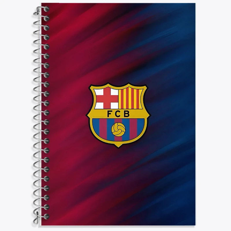 دفتر لغت 50 برگ خندالو طرح بارسلونا (Barcelona) کد F6905