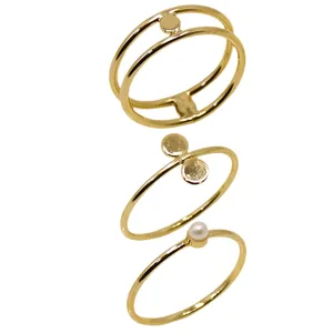 بند انگشتی زنانه کد 1080 مجموعه 3 عددی