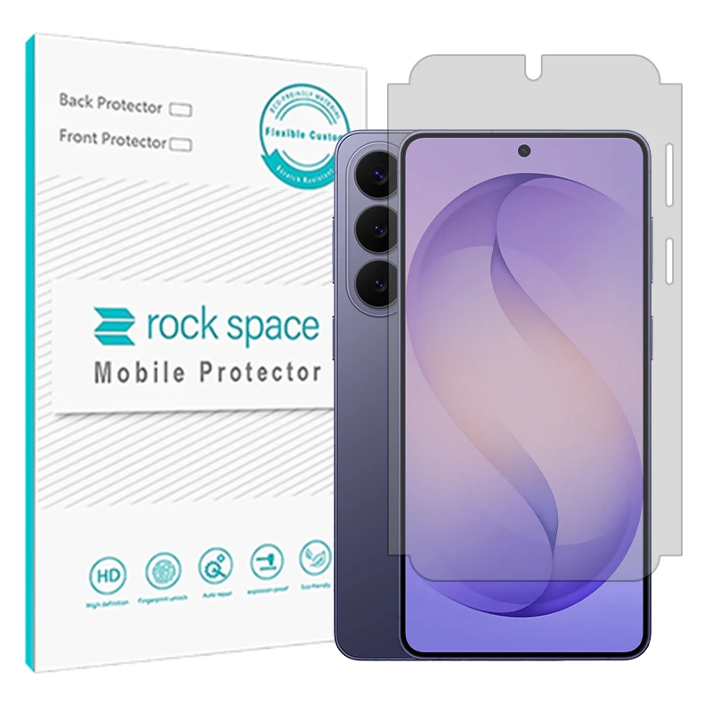 محافظ صفحه نمایش شفاف راک اسپیس مدل هیدروژلی مناسب برای گوشی موبایل سامسونگ Galaxy S26 Plus