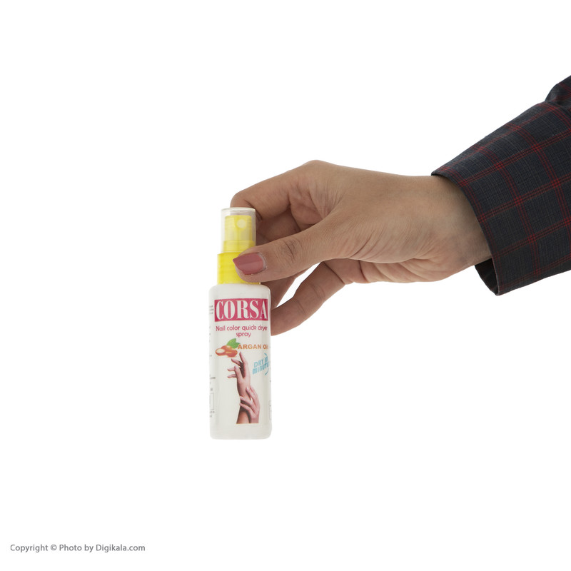 اسپری لاک خشک کن ناخن مدل Argan Oil حجم 50 میلی لیتر بسته 12 عددی