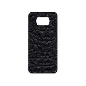 MAHOOT Black-Crocodile-Leather Cover Sticker for Xiaomi Poco X3 NFC