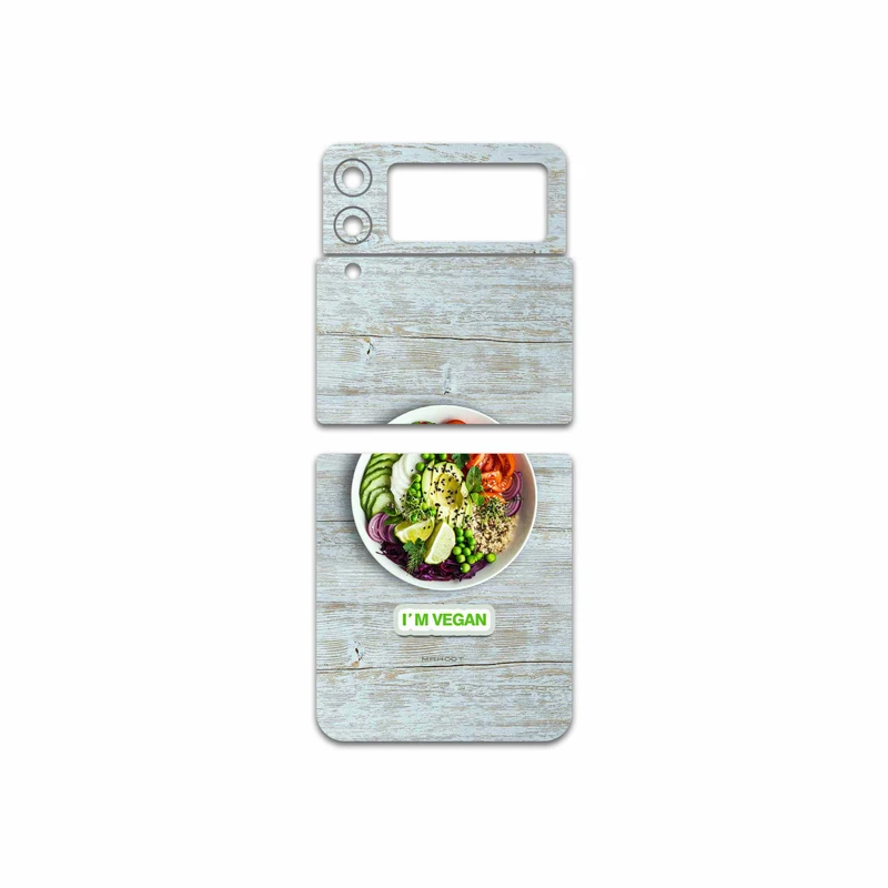 برچسب پوششی ماهوت مدل I'm-vegan مناسب برای گوشی موبایل سامسونگ Galaxy Z Flip3 5G