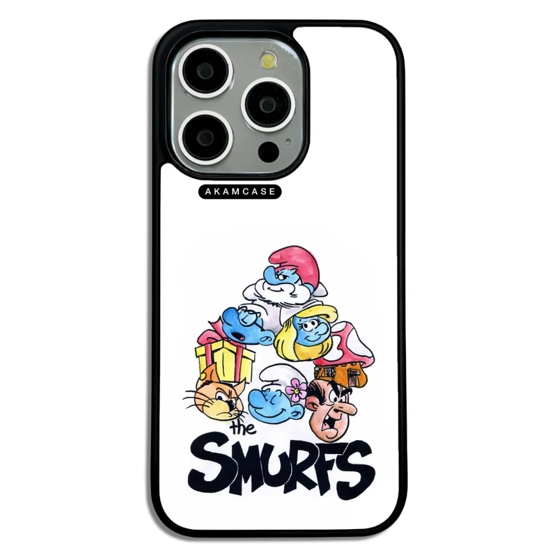 کاور آکام مدل AMC-WA15PRO-SMURFS-24 مناسب برای گوشی موبایل اپل iPhone 15 Pro