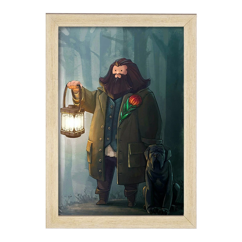 تابلو خندالو مدل هاگرید هری پاتر (Harry Potter) کد F8208