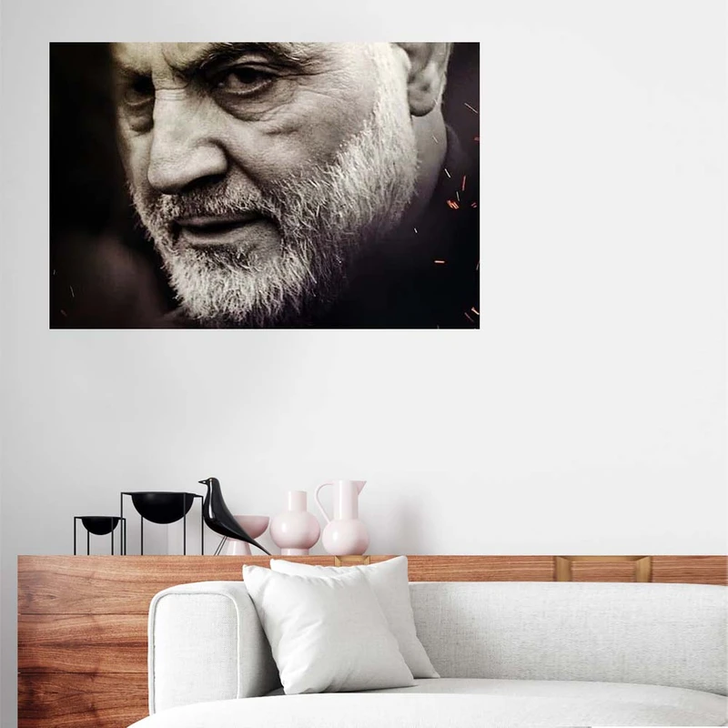 پوستر مدل شهید حاج قاسم سلیمانی 