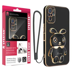 کاور اسپارتان مدل Bunny Strap مناسب برای گوشی موبایل شیائومی Poco M5s / Redmi Note 10 به همراه بند