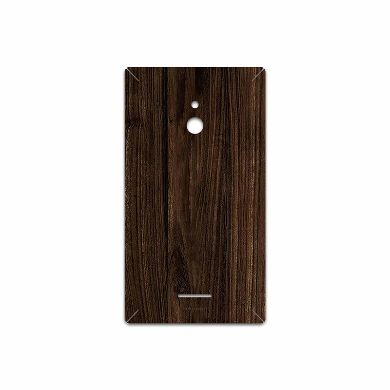 برچسب پوششی ماهوت مدل Dark Walnut Wood مناسب برای گوشی موبایل نوکیا XL