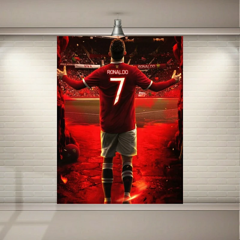 تابلو بوم طرح ستاره فوتبال جهان مدل کریستیانو رونالدو کد SDB9170
